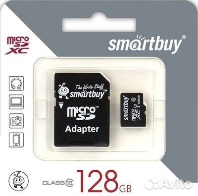 Карта памяти 128 smartbuy