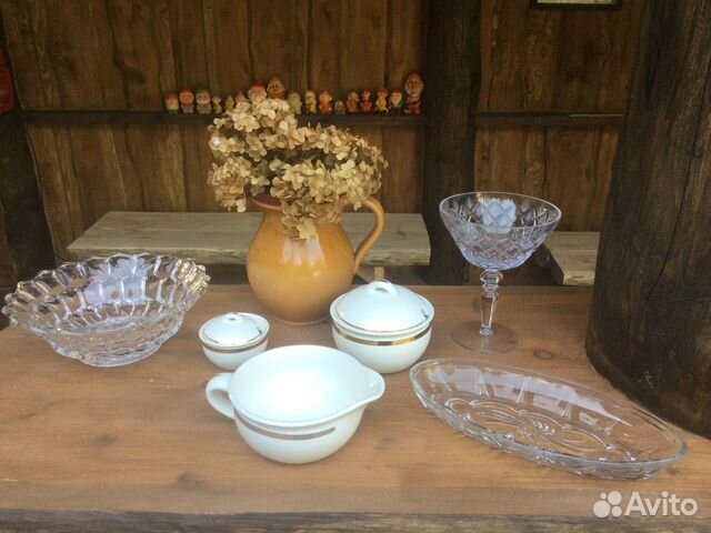 Посуда СССР стекло фарфор