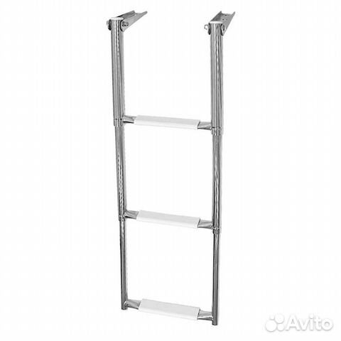 Трап складной телескопический 3 ступени узкий
