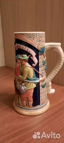 Керамическая пивная кружка