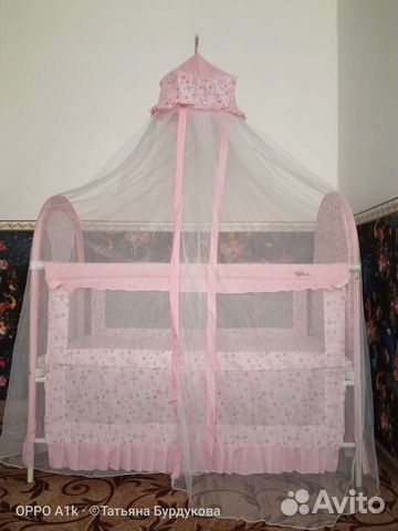 Кровать с балдахином + автолюлька