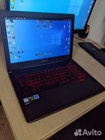 Ноутбук Asus/ i7/gtx1060/16gb/m2+жд