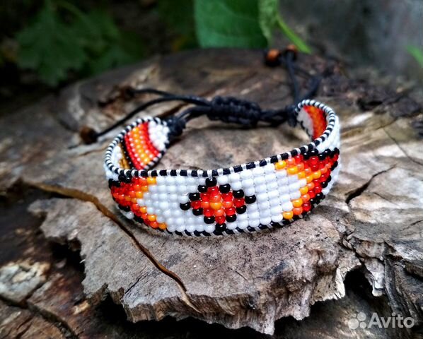 Браслет из бисера Бохо Этника Ручная работа