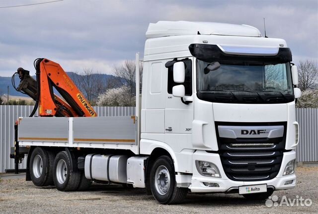 DAF XF с КМУ, 2019