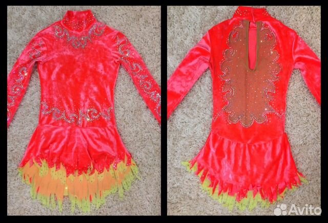 Купальник для художественной гимнастики рост 165-1