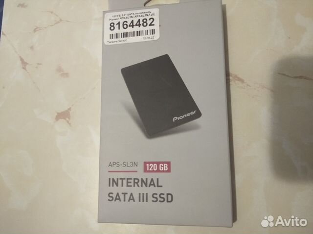 Новый на гарантии SSD диск sata3 120gb Pioneer