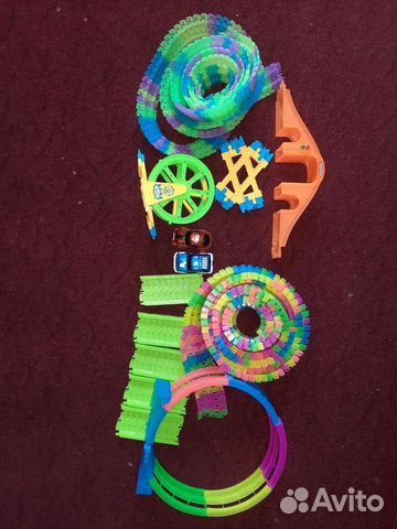 Гибкий трек с машинками