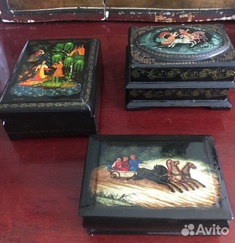 Шкатулки Федоскино, Палех