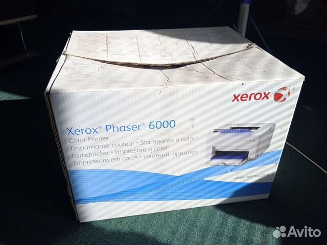 Xerox Phaser 6000 цветной лазерный принтер