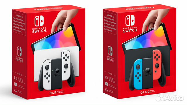 Nintendo Switch Oled 128gb новые прошитые+чип