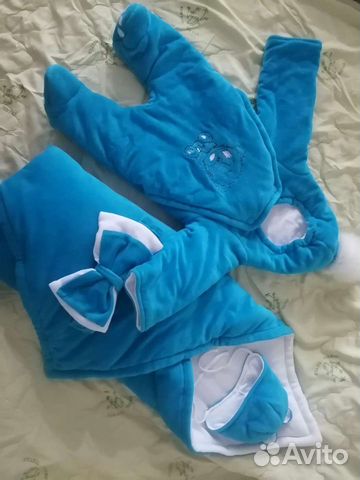 Конверт на выписку для мальчика зимний