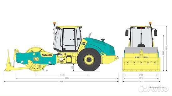 Каток дорожный грунтовый ammann ARS200