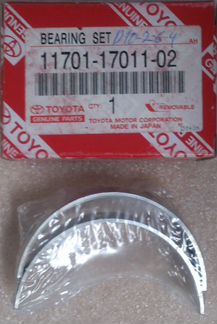 Комплект вкладышей коренных toyota LC 11701170110