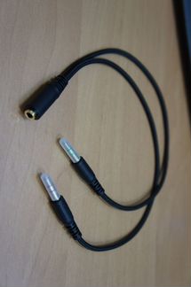 Переходник-разветвитель MSI для гарнитур 4pin 3.5
