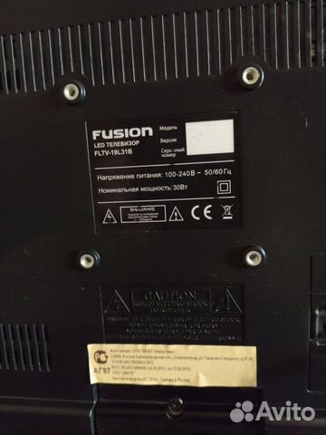 Телевизор Fusion fltv-19L31B 19 дюймов