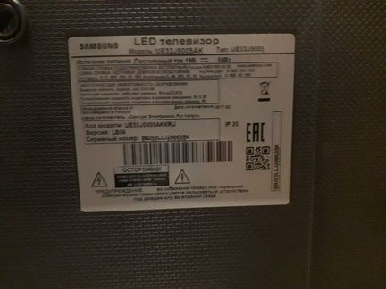 Разбор Samsung UE32j5005