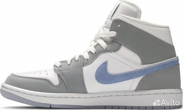 Jordan 1 Mid Wolf Grey Aluminum (W)