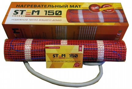 Теплый пол мат stem Energy 150-450-3,0 м2
