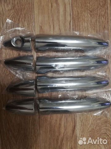 Хромированные накладки на ручки Kia Rio