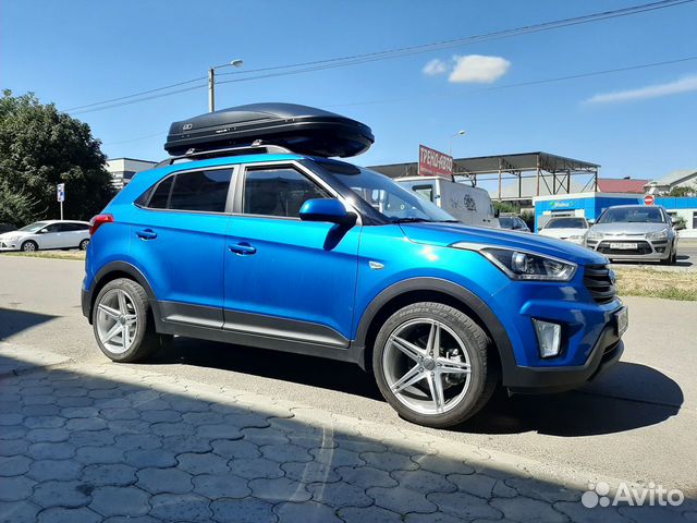 Автобокс на крышу Hyundai Creta, 390 литров