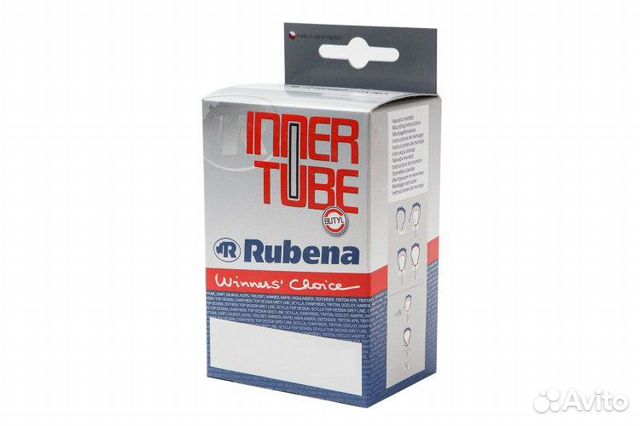 Камера для велосипеда 29х1,75/2,45 AV40 Classic 0,9мм Rubena Mitas