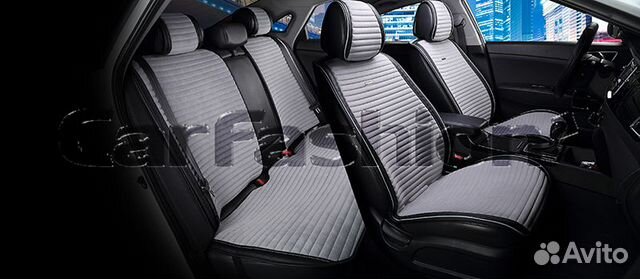 Накидки monaco plus серо-чёрн