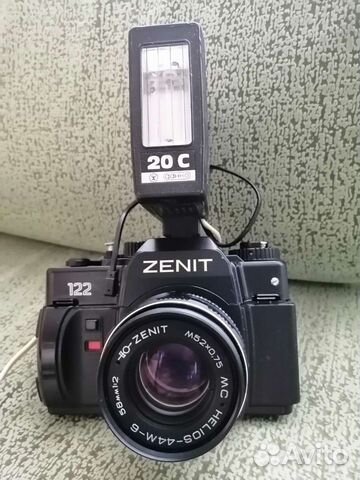 Фотоаппарат пленочный zenith 122 со вспышкой