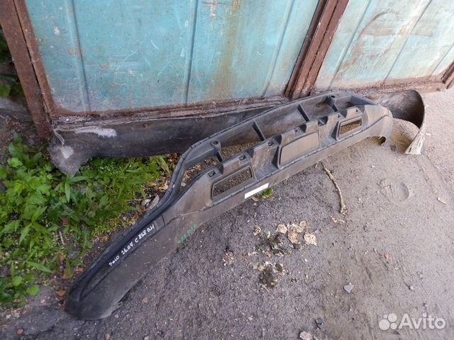 Нижняя юбка переднего бампера