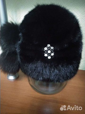 Шапка норка женская