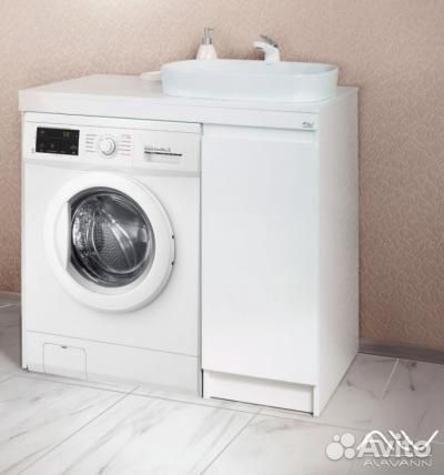 Комплект мебели под стиральную машину.100см