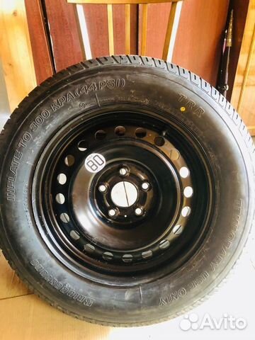 Запасное колесо на Nissan X-trail