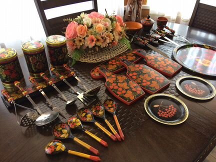 Набор посуды под хохламу