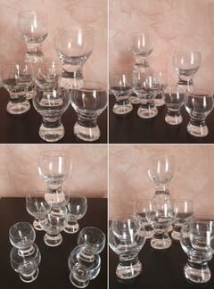 Рюмки Богемия 7 шт стекло