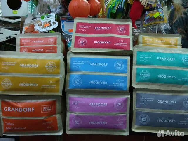 Корм Грандорф для кошек 0.4 и 2 кг Grandorf