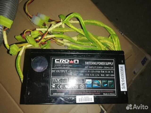 Схема crown cm ps500