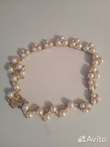 Бусы с искусственным жемчугом, серьги в подарок