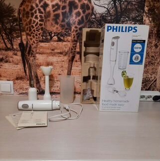 Рабочий 550 W Philips HR 1601 блендер погружной