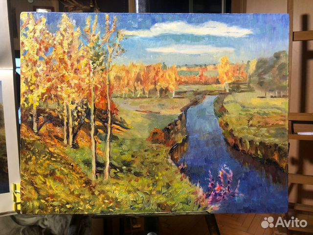 Картина маслом на холсте пейзаж