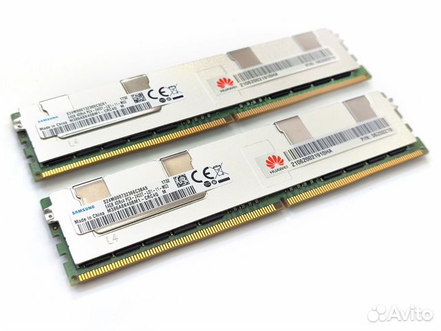 DDR4 64Gb Samsung lrdimm PC4-2400T Гарантия безнал