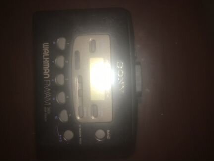 Аудиоплеер кассетный sony