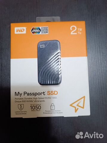 SSD WD 2TB My Passport SSD USB 3.2 Gen 2