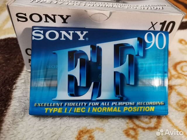 Аудикассеты sony EF 90