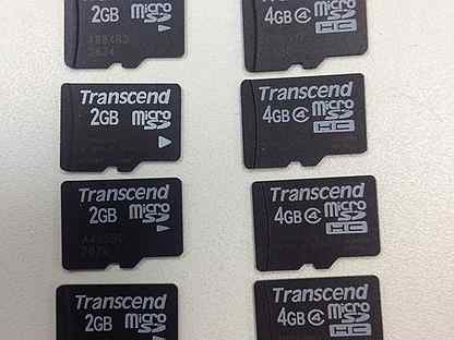 Карты памяти Transcend microSD 2GB