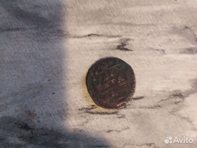 Монета деньга 1748г