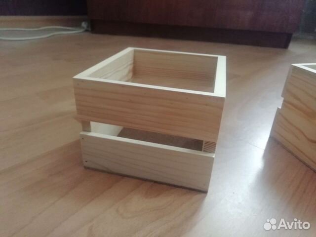 Деревянные коробочки 14*14 высотой 11см