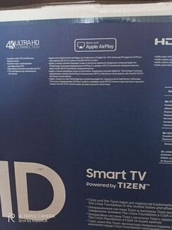 Телевизор samsung, smart tv, диагональ50, 4К, Crys