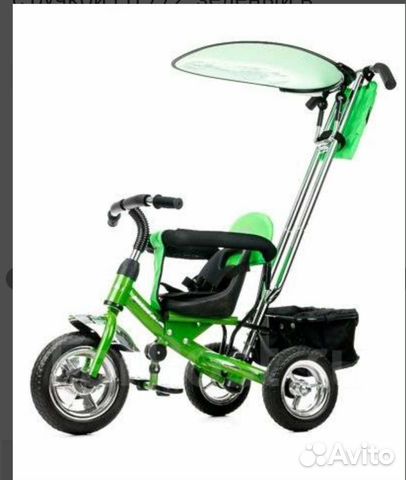 Трехколесный велосипед с родительской ручкой