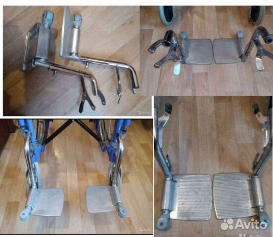 Подножки для инвалидной коляски,б/у-хром
