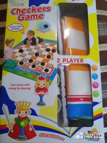 Игра напольная-шашки