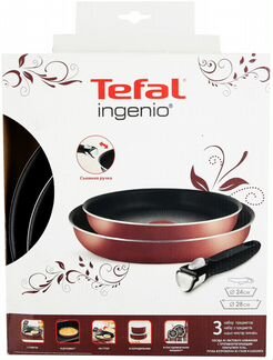Tefal ingenio 2 сковороды и ручка